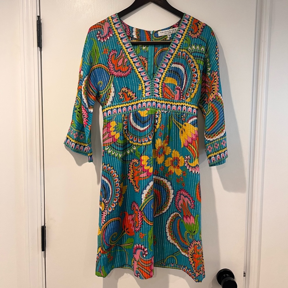 Trina Turk Tunic Dress 6 - Picture 1 of 5